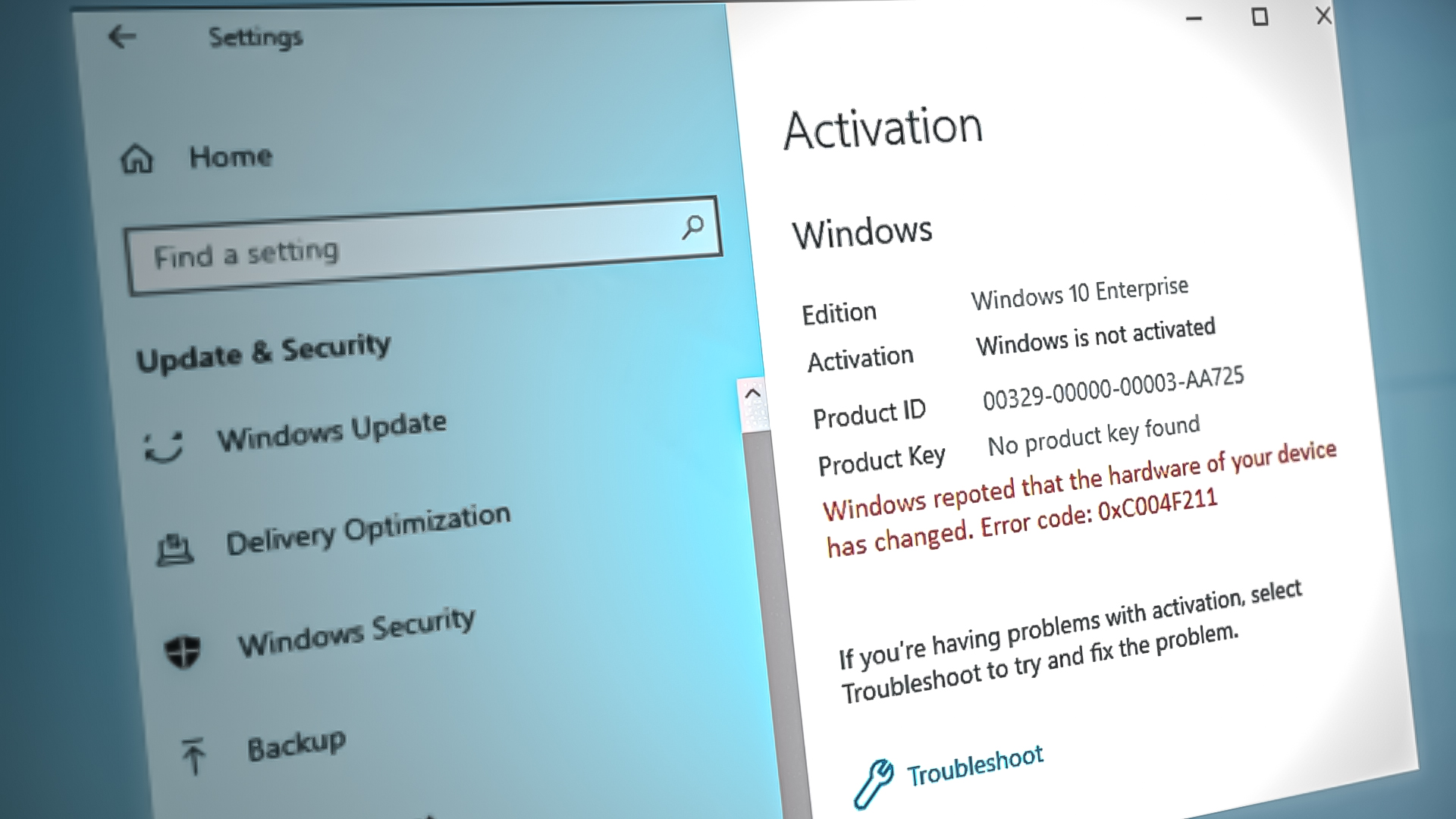 How to Fix Windows Activation Error Code 0xC004F211