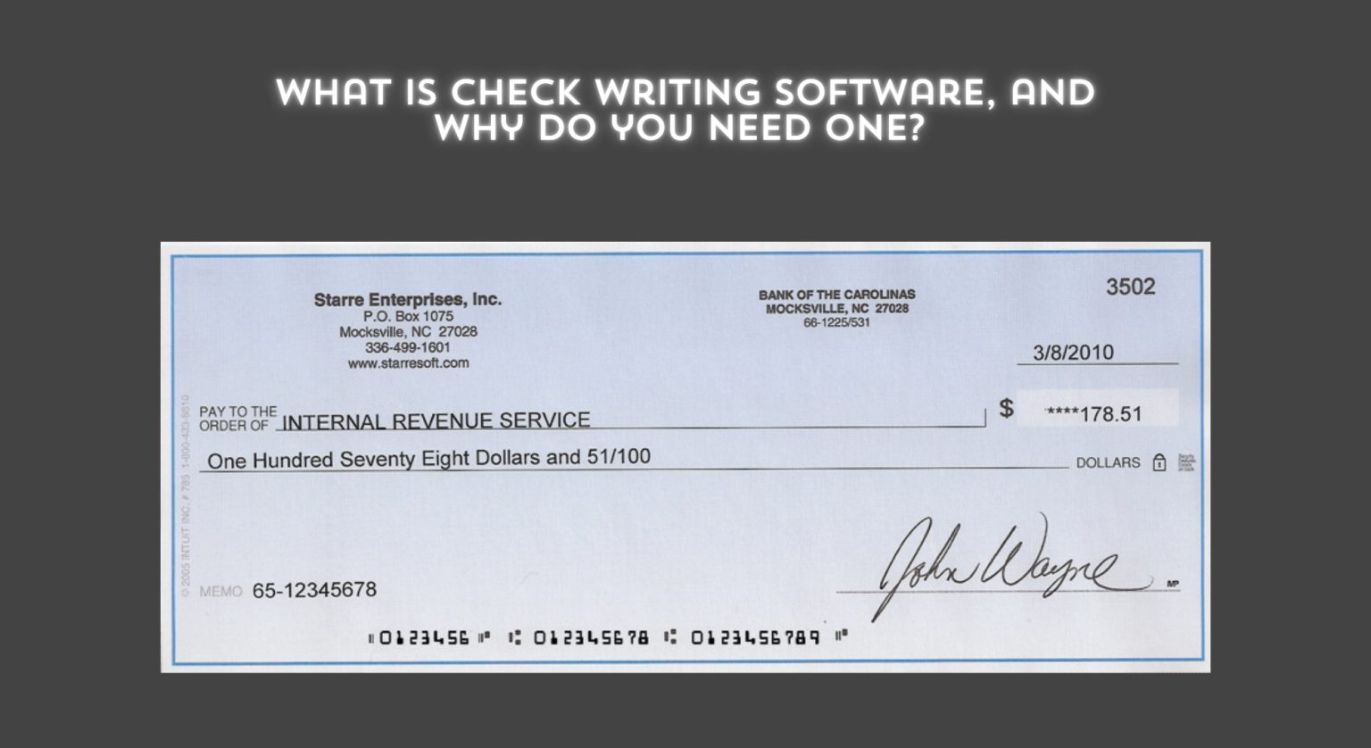The Best Check Writing & Check Printing Software in 2024
