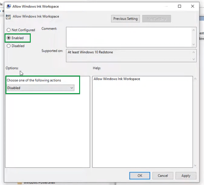 How to Turn Off the Windows Ink Workspace Feature?