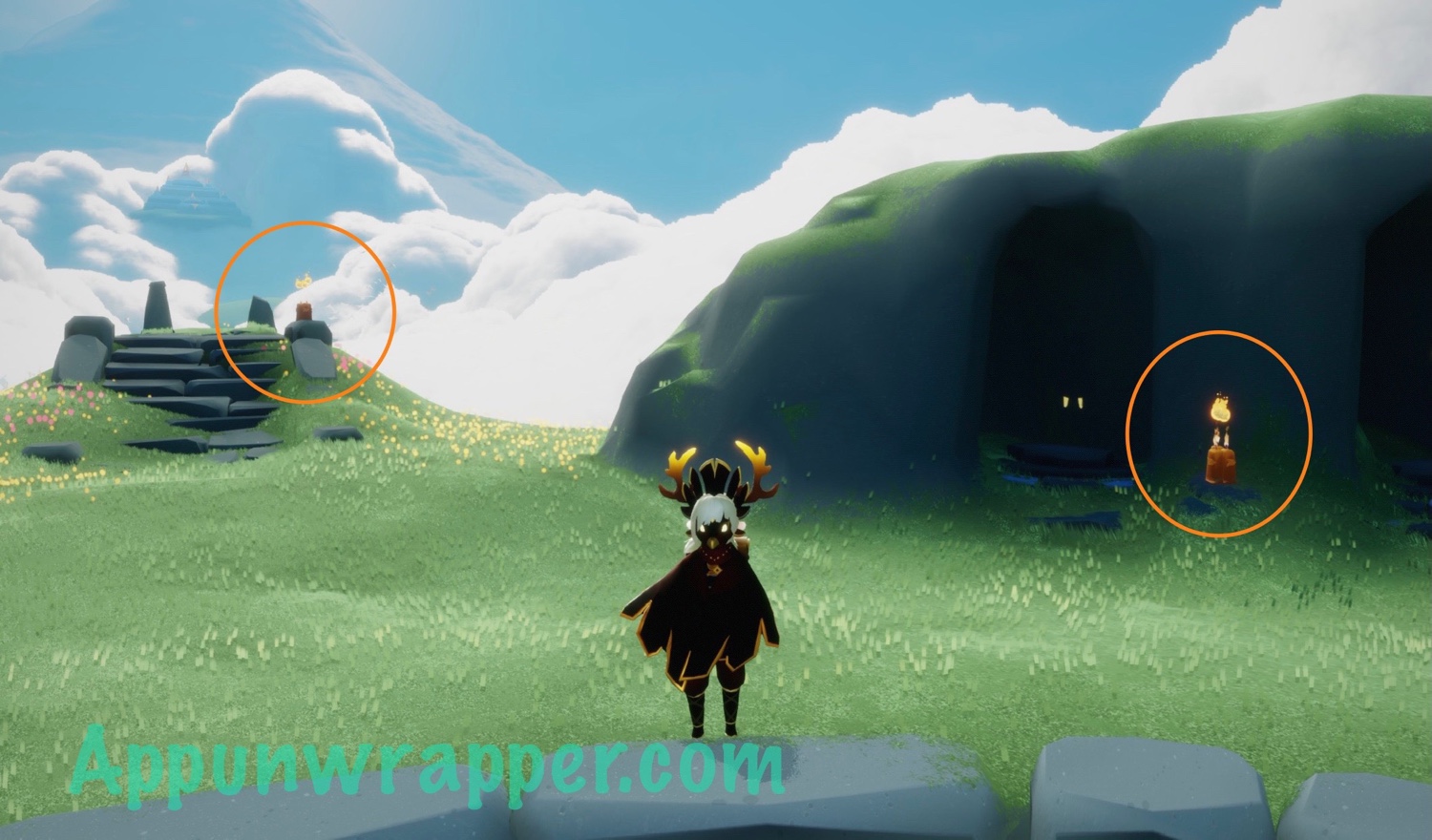 Sky Children of the Light Seasonal Candle Locations Guide AppUnwrapper