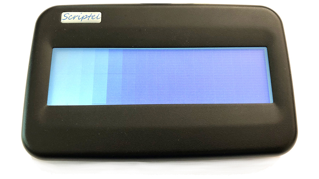 How to adjust the brightness or contrast on your Scriptel LCD tablet