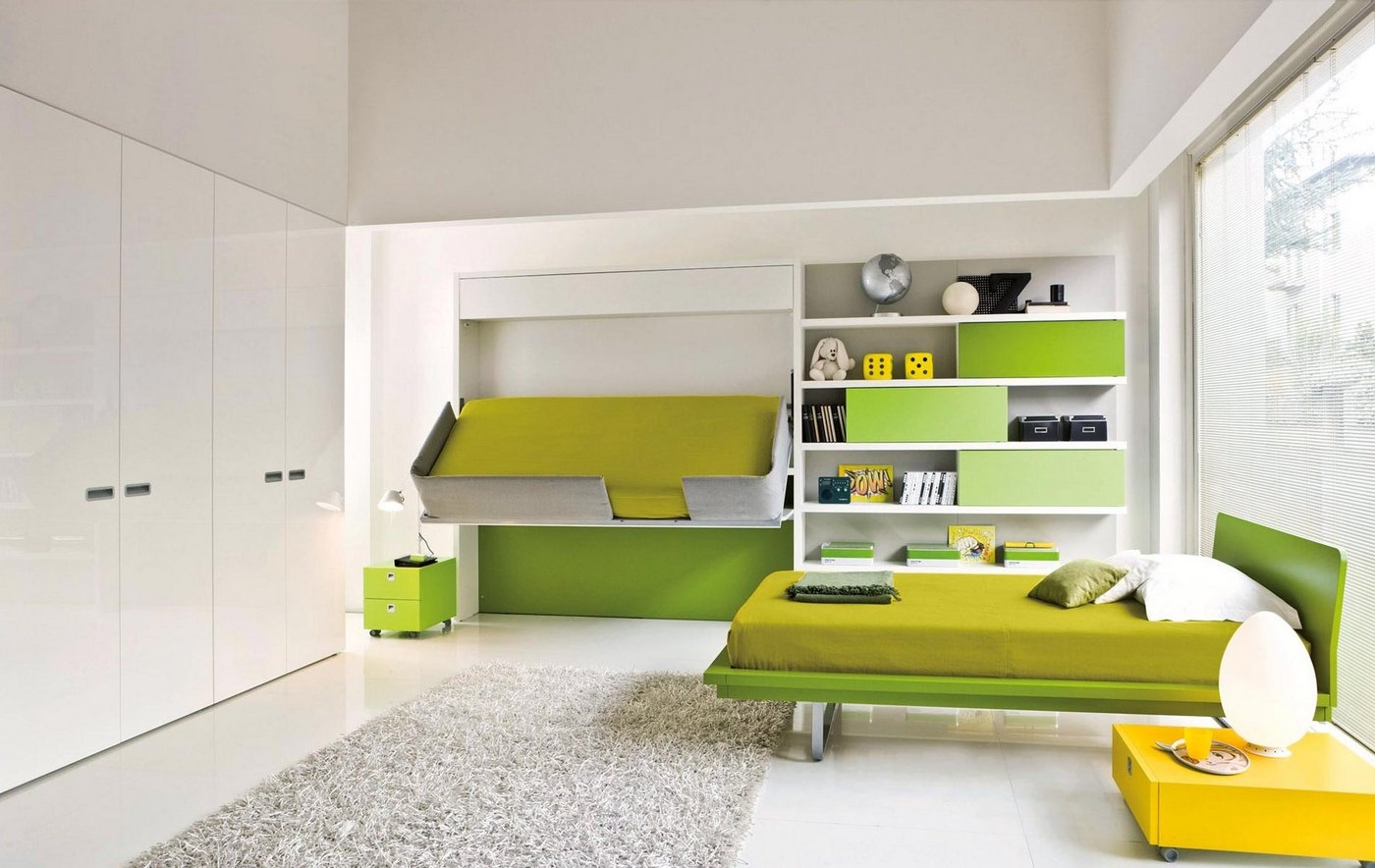 Transformable Space Saving Kids Rooms Architecture & Design