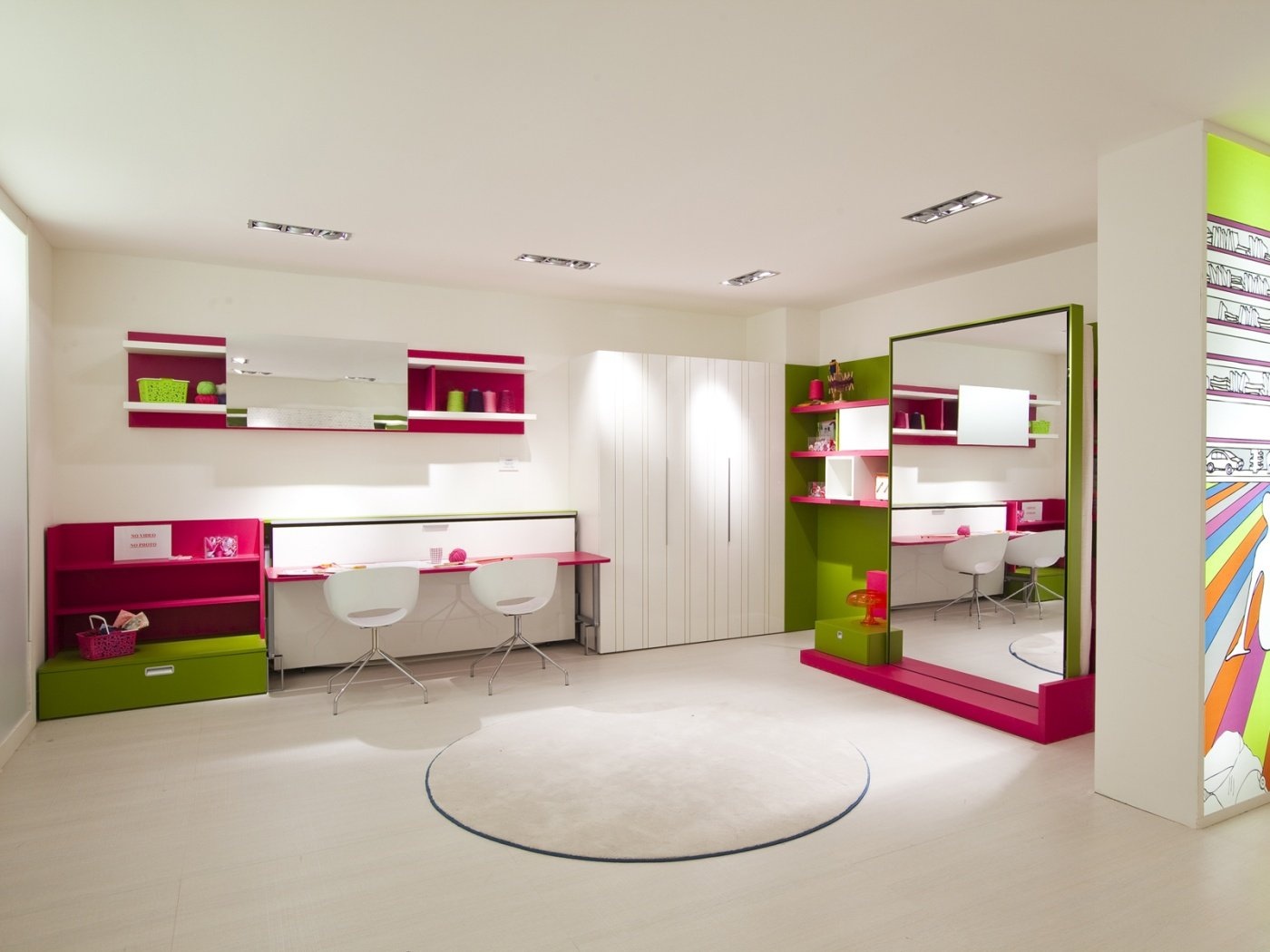 Transformable Space Saving Kids Rooms Architecture & Design