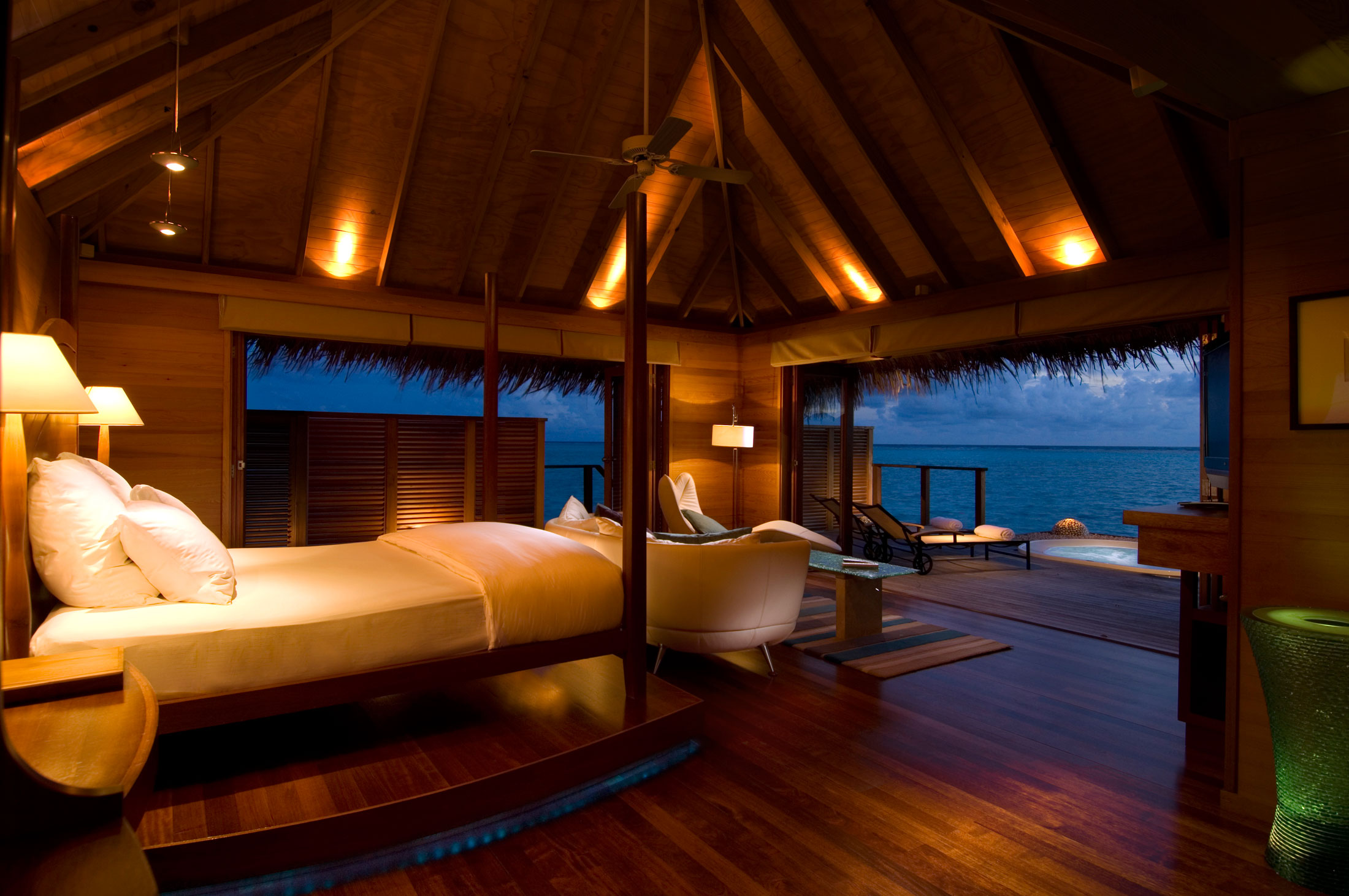 5 Star Conrad Resort in Rangali Island Maldives Architecture & Design