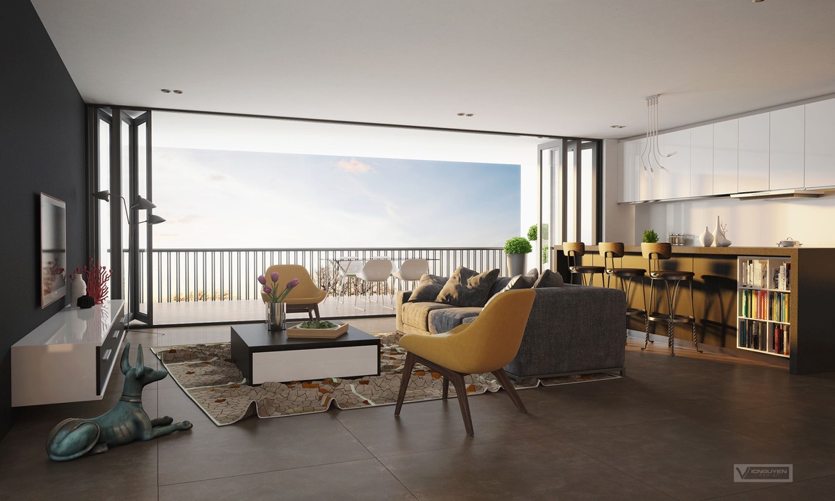 23 Open Concept Apartment Interiors For Inspiration