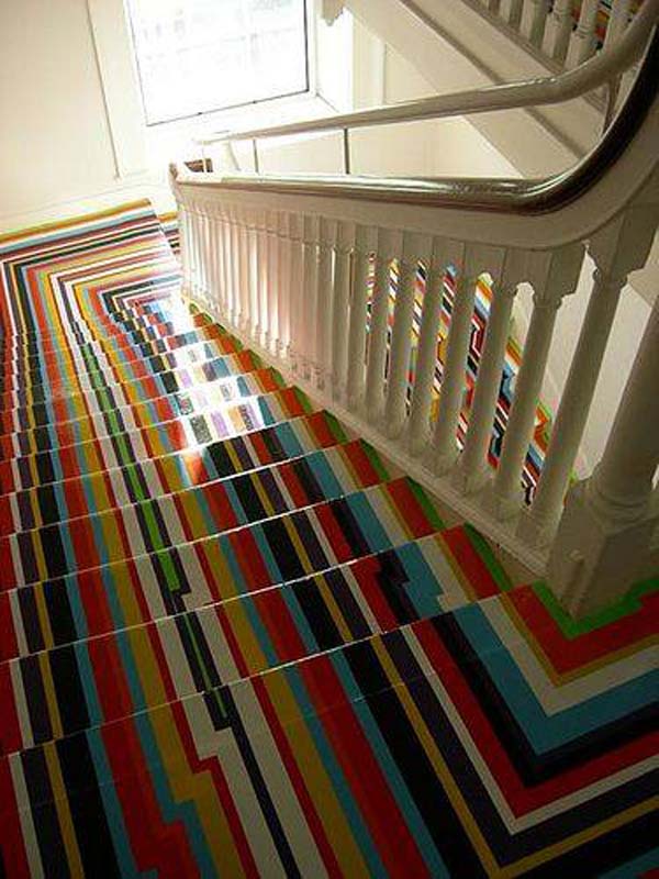 20 DIY Wallpapered Stair Risers Ideas To Give Stairs Some Flair Architecture & Design