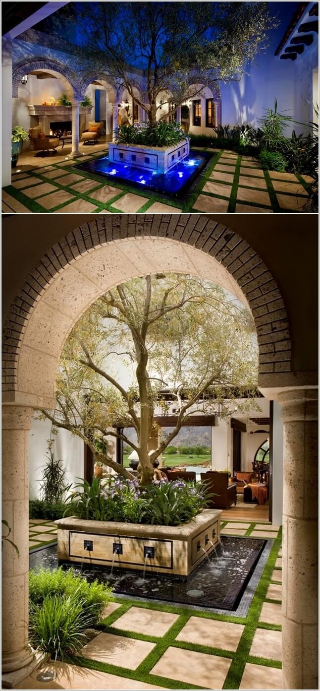 15 Totally Unique Ways To Design Your Courtyard Architecture & Design