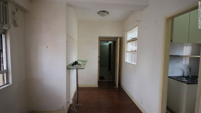 This 309SquareFoot Micro Apartment Has A Home Theater, Full Kitchen