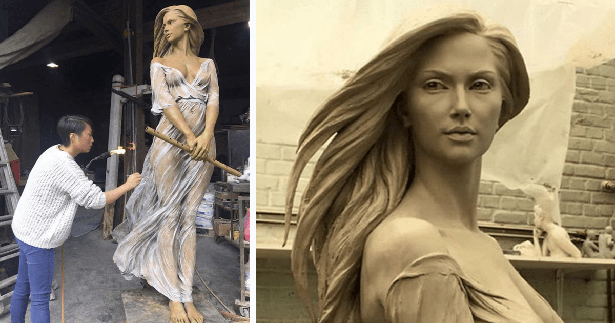 LifeSized Female Sculptures Inspired by the Graceful Beauty of Renaissance Art