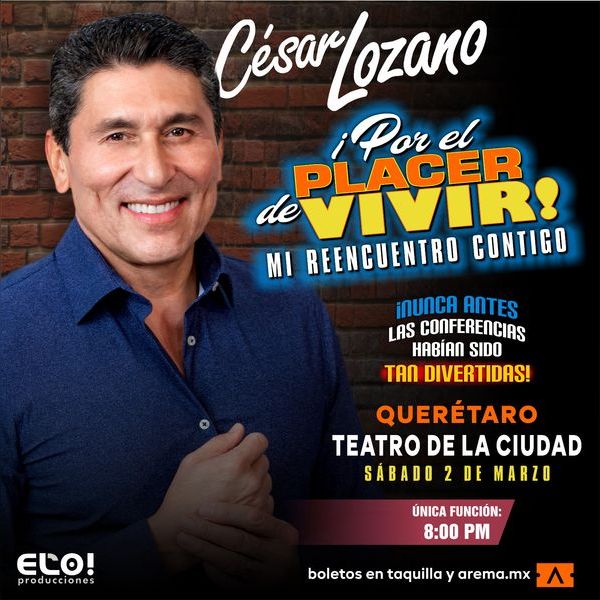 Cesar Lozano. Por el placer de vivir, mi reencuentro contigo AREMA