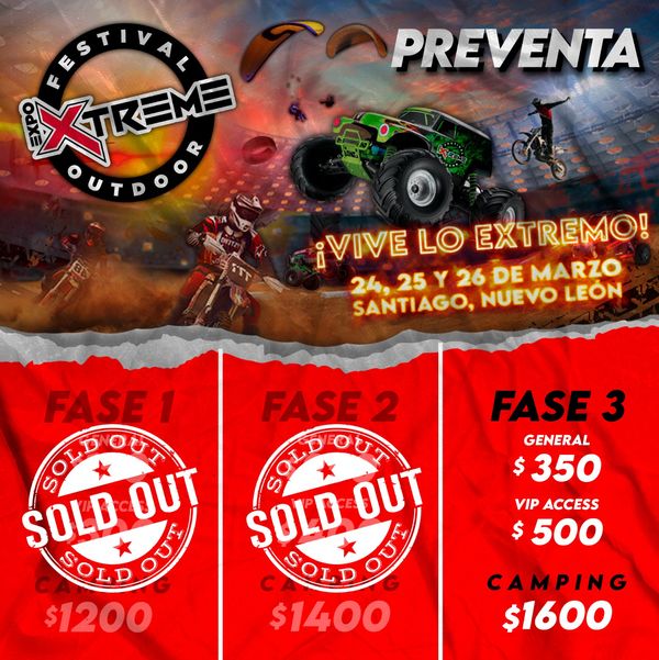 Festival Expo Xtreme Outdoor 2023 AREMA Ticket