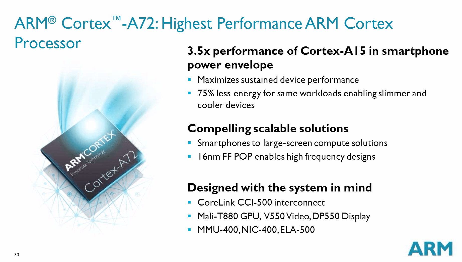 ARM details its new highend CPU core, Cortex A72 Ars Technica