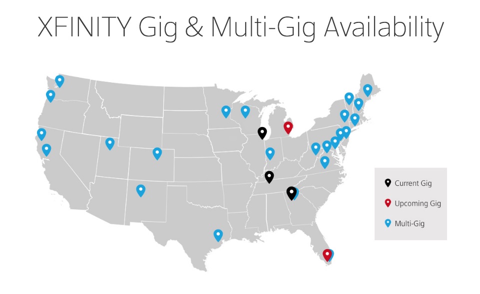 Comcast will offer 70 gigabit in Chicago after all [Updated