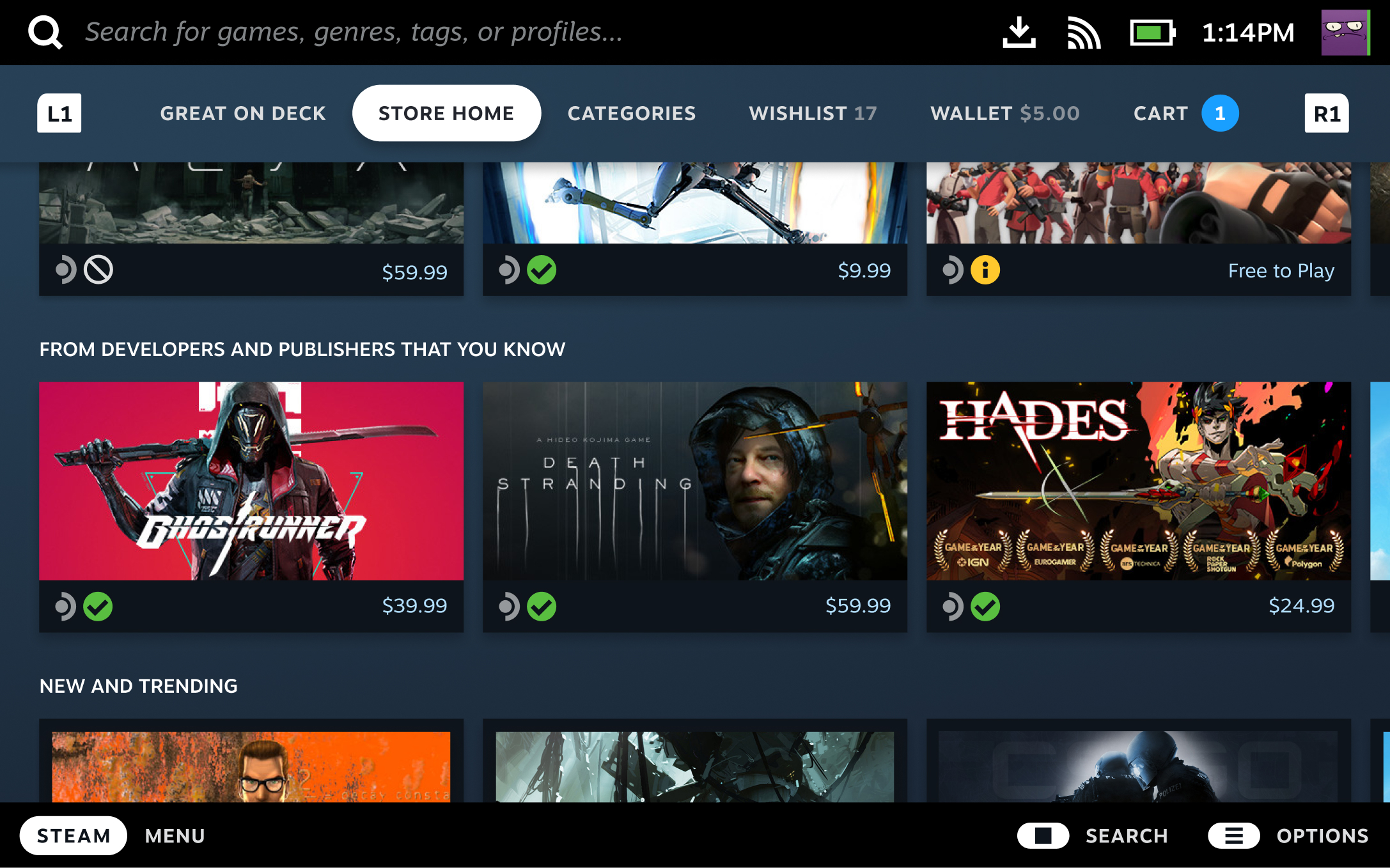 Valve’s “Deck Verified” program evaluates which Steam games are Steam