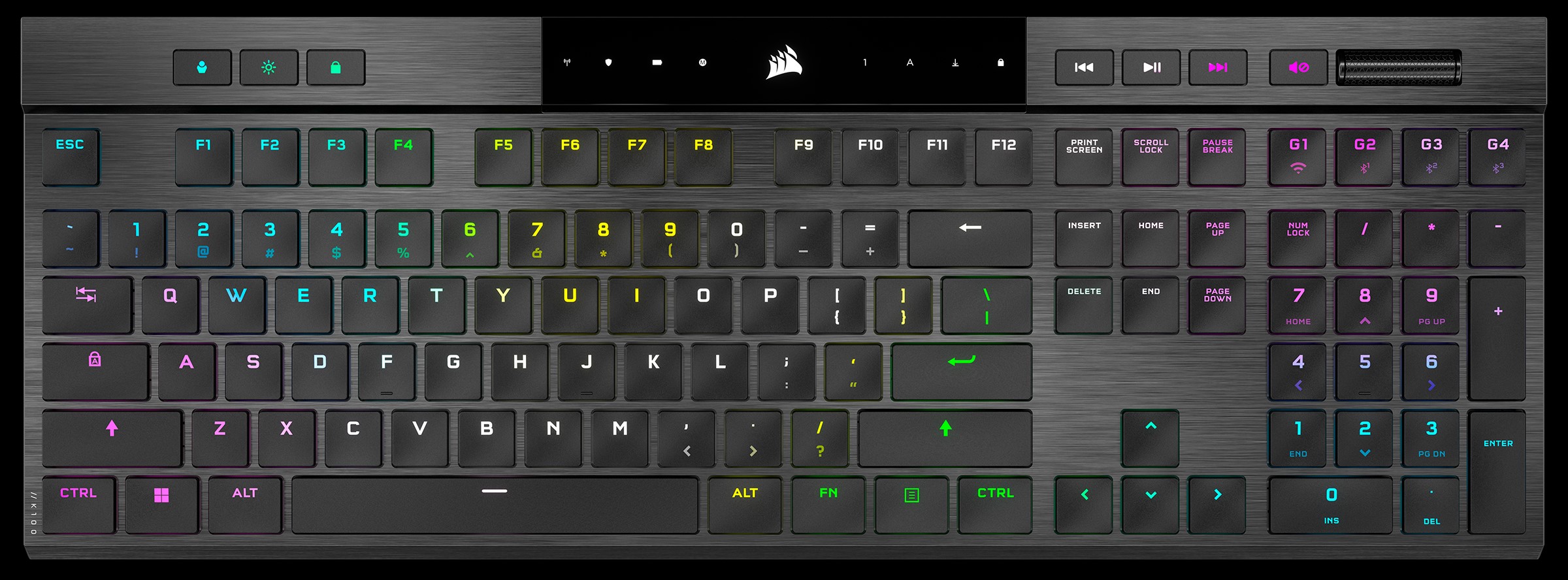 Corsair packs 4 extra keys into an extremely slim wireless mechanical