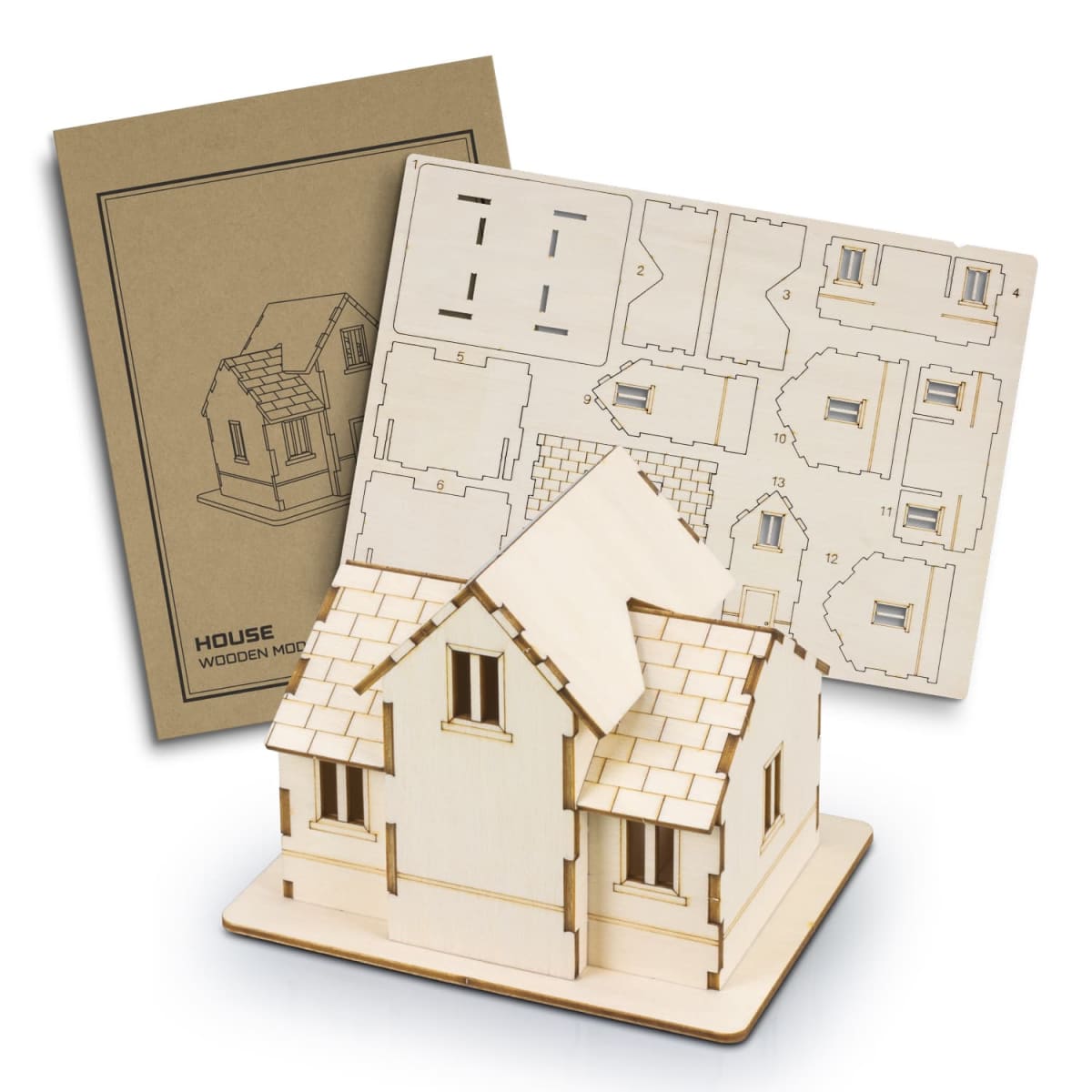 BRANDCRAFT House Wooden Model • ASB Branded Merchandise