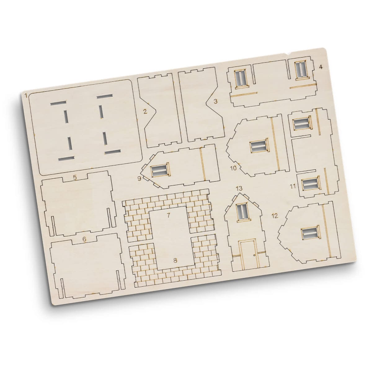 BRANDCRAFT House Wooden Model • ASB Branded Merchandise