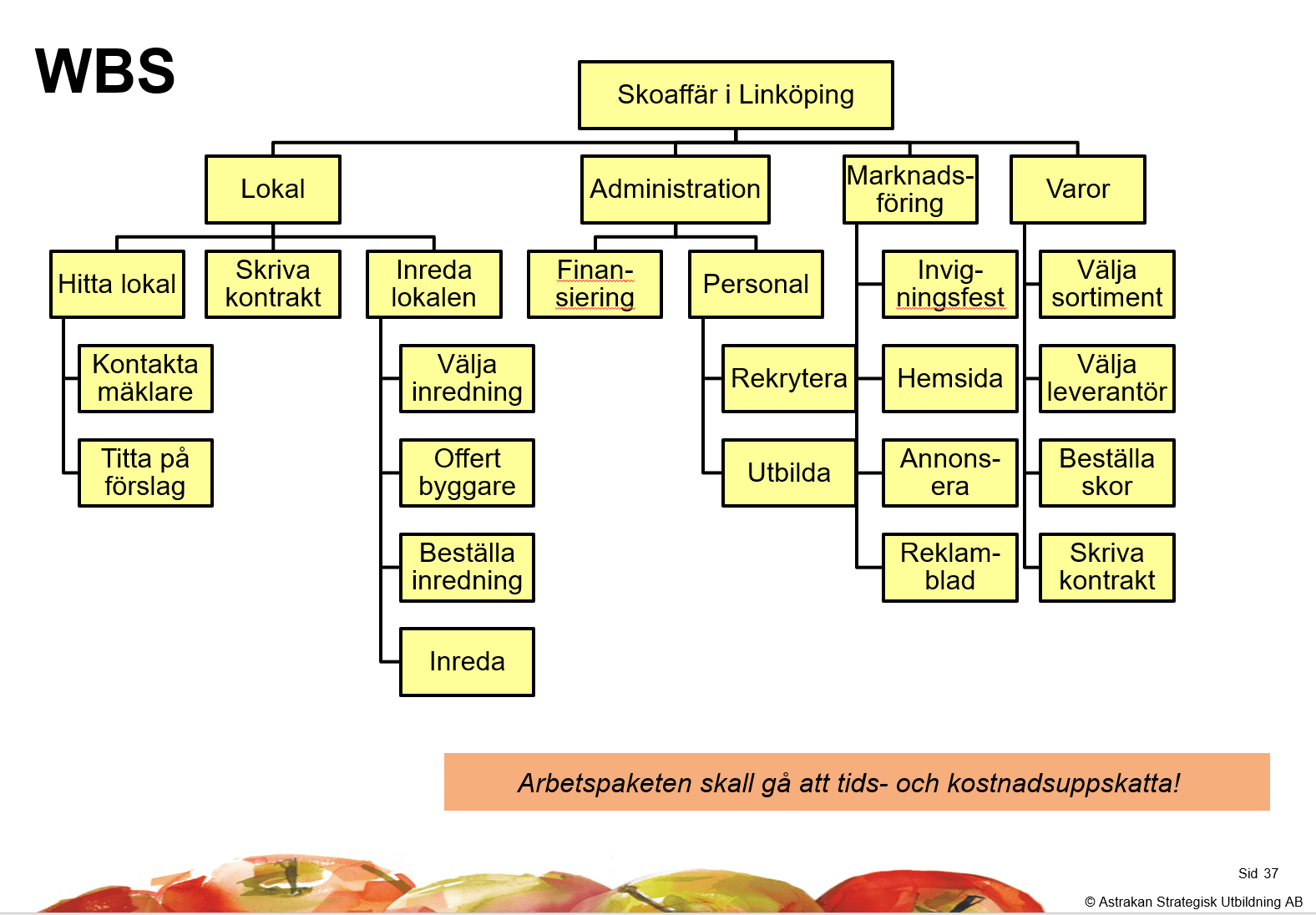 WBS - Work Breakdown Structure