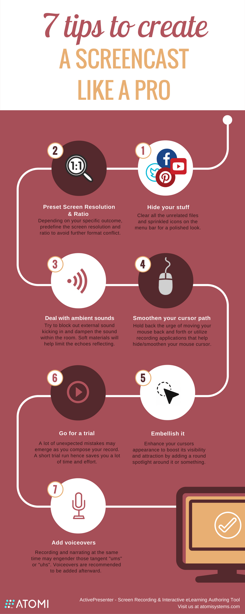 7 Tips to Create a Screencast Like a Pro Atomi Systems, Inc.