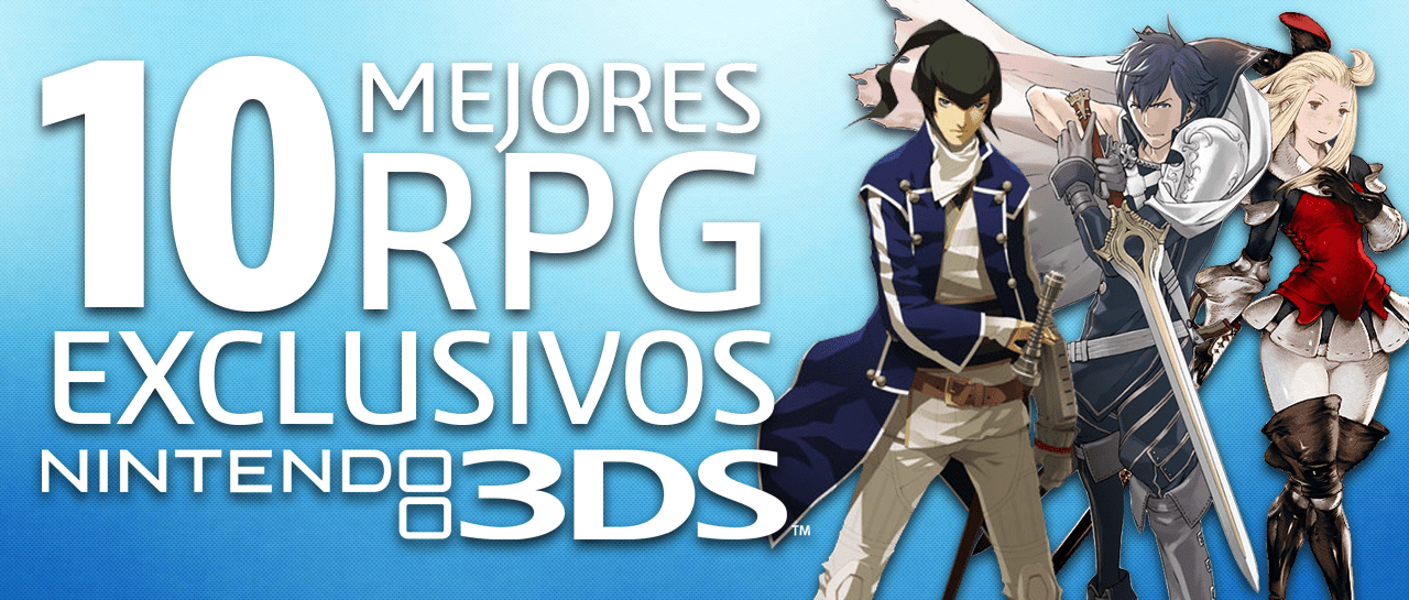 Los 10 mejores RPG exclusivos del 3DS Atomix