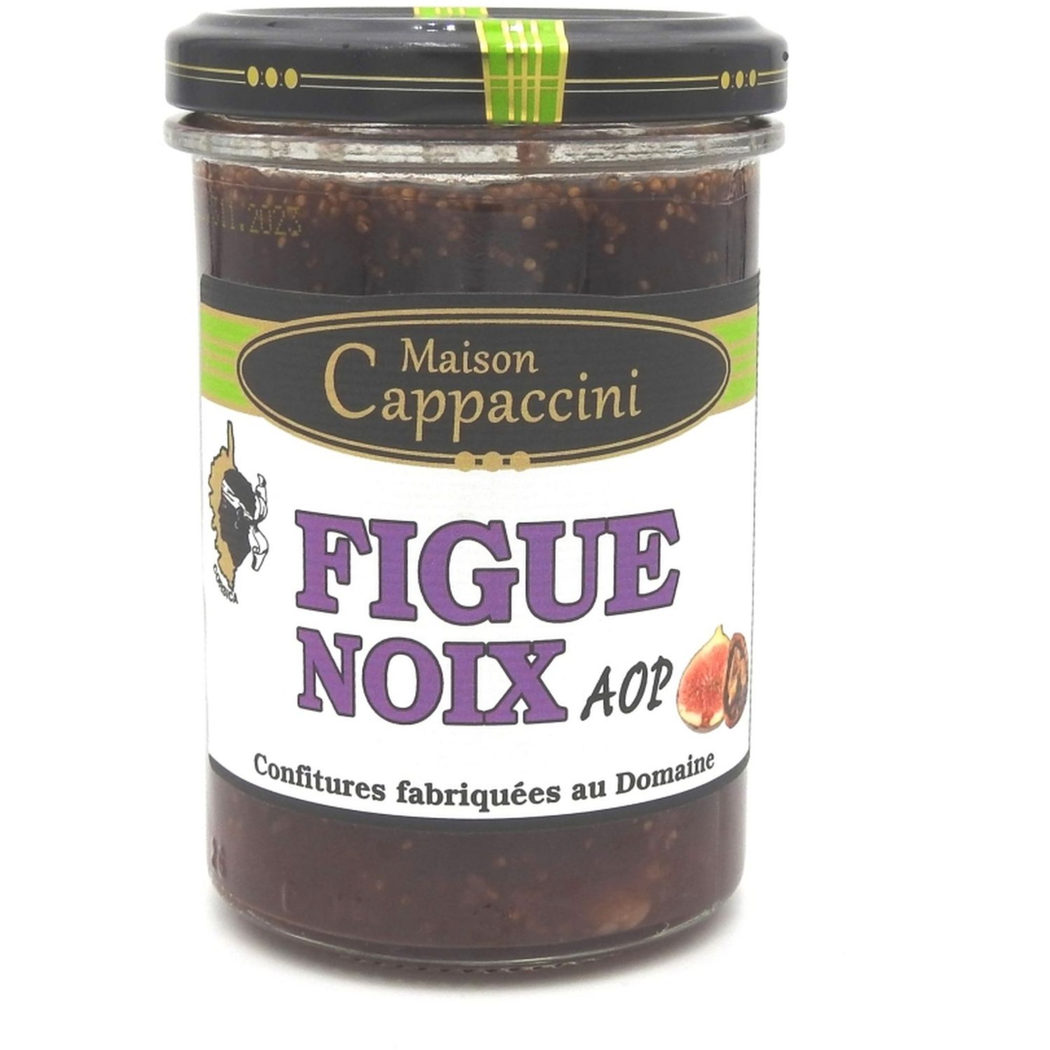 MAISON CAPPACCINI Confiture de figue et noix 240g pas cher Auchan.fr