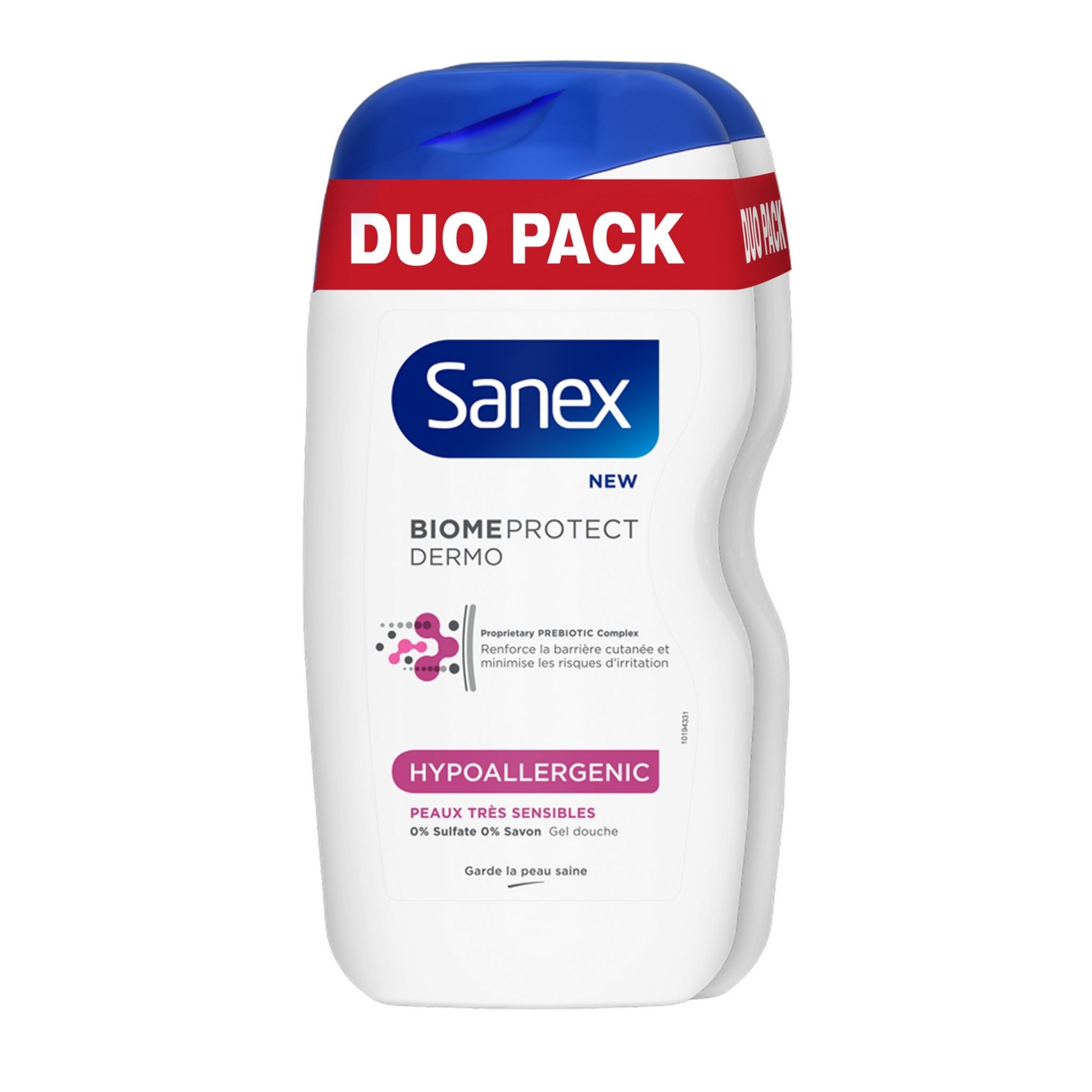 SANEX Biome Protect Dermo gel douche hypoallergénique peaux très