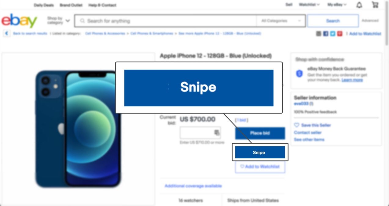 eBay Snipe Tool Extension for Google Chrome AuctionStealer
