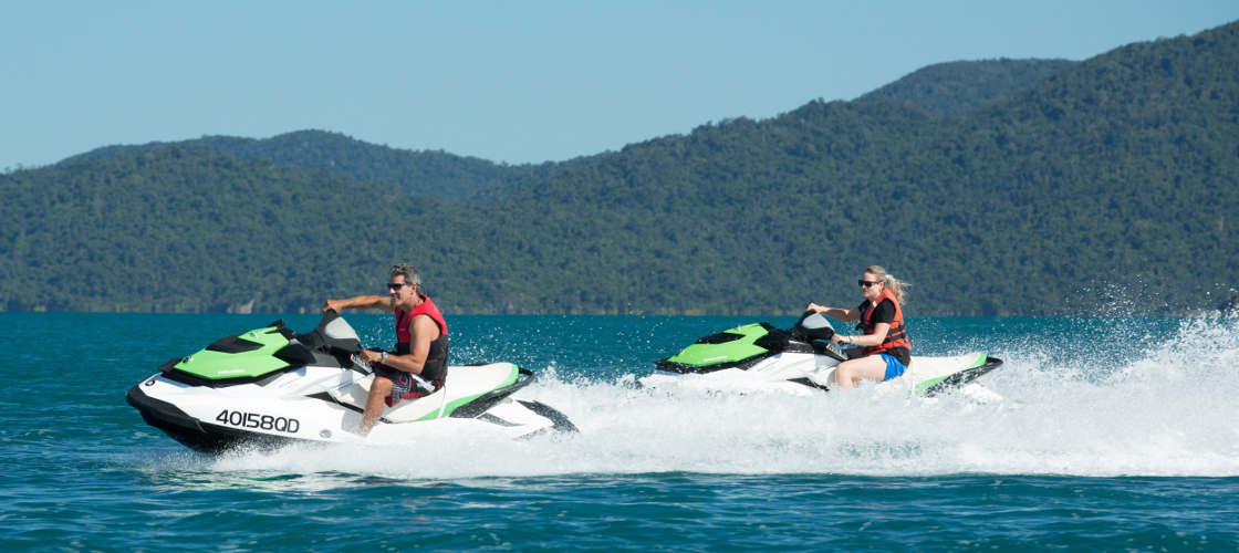 1.5 Hour Jet Ski Tour of Airlie Beach & Pioneer Bay, Australia