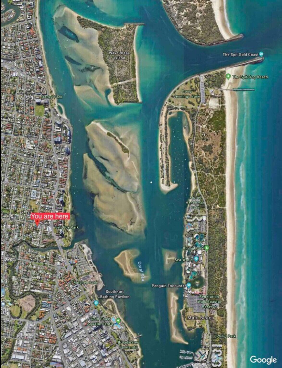 Pet Friendly Gold Coast Broadwater Cottage, Australia Australian