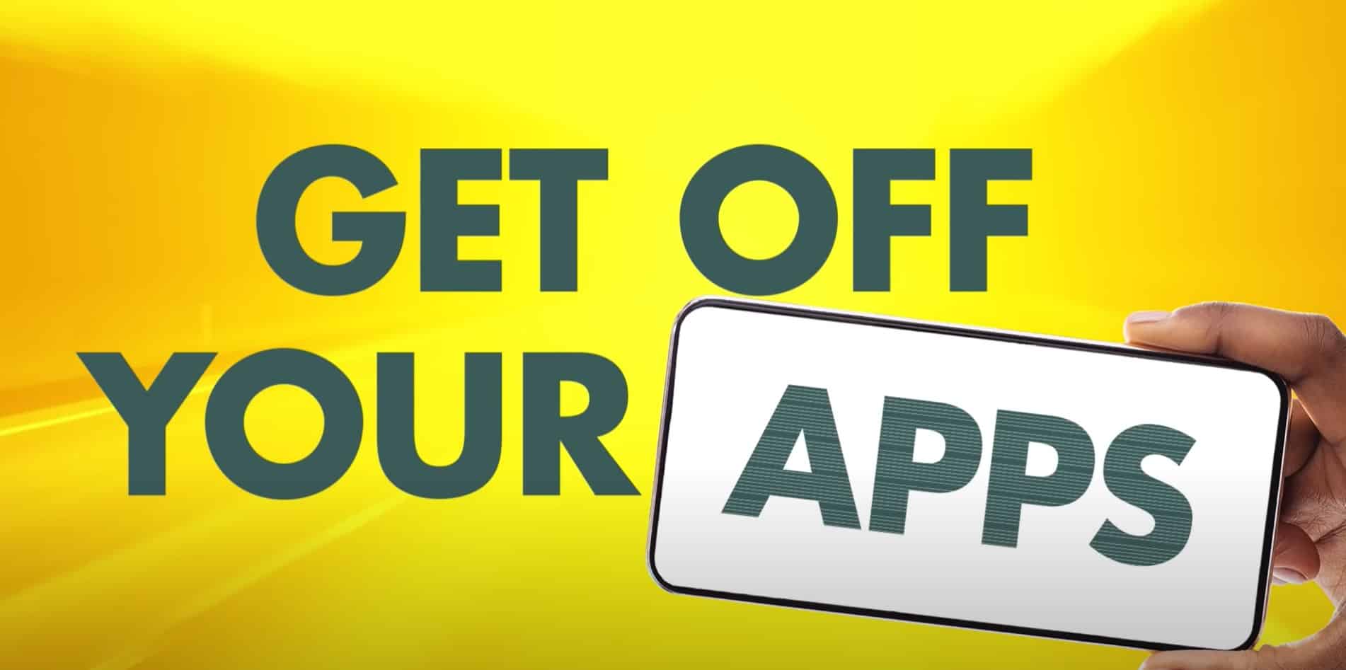 Put Your Phone Away and Get Off Your Apps Campaign from California OTS