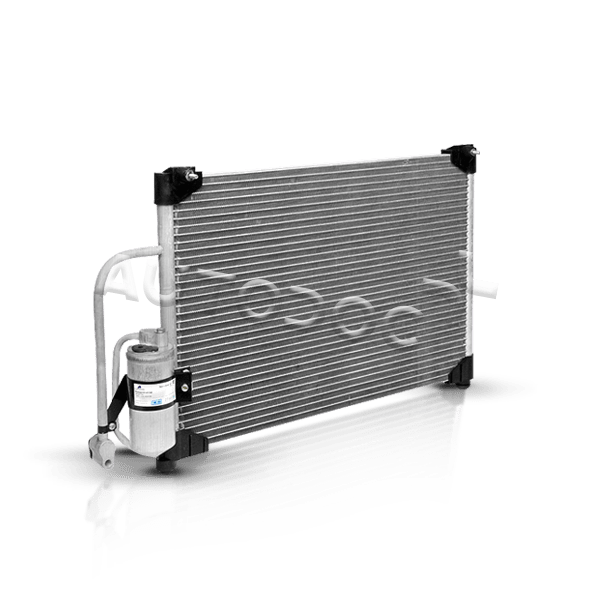 Condenser, air conditioning HELLA 8FC 351 343421 with dryer, BEHR