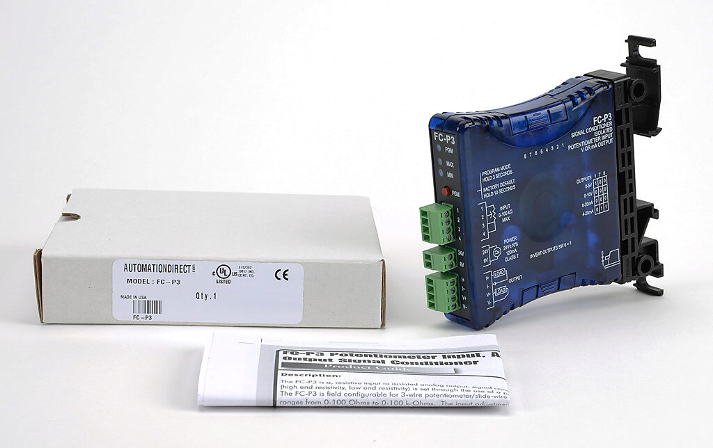 Signal Conditioner potentiometer input (PN FCP3) AutomationDirect