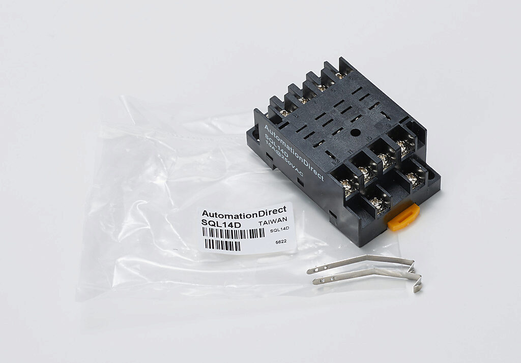 Relay Socket for QL4 series relays (PN SQL14D) AutomationDirect