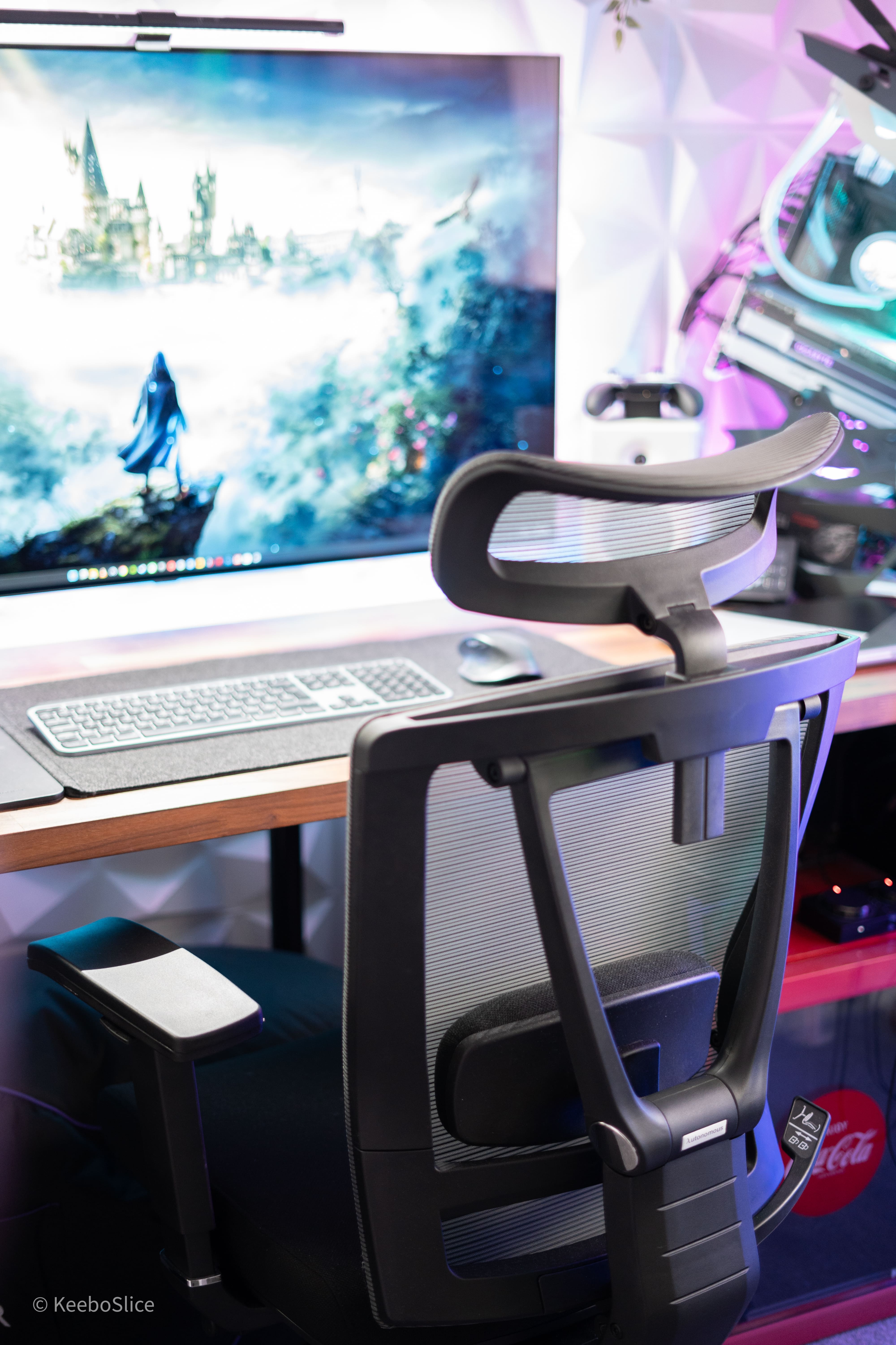 Green Ergonomic Office Chair Autonomous ErgoChair Pro.