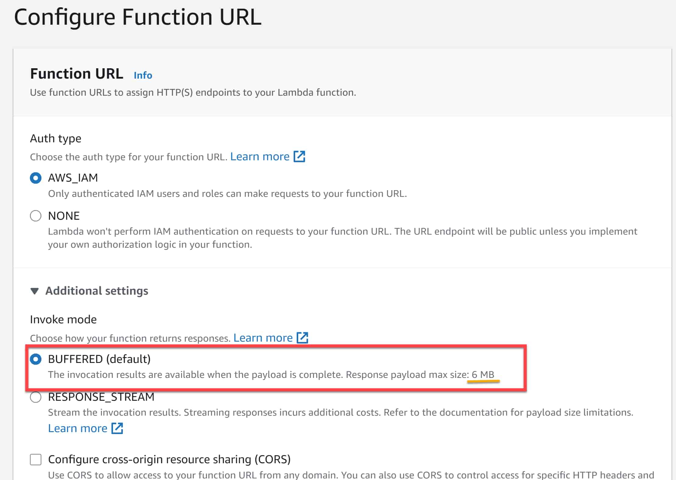 What is AWS Lambda's new Response Payload streaming feature?