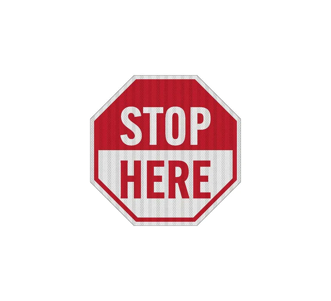 Please Stop Sign