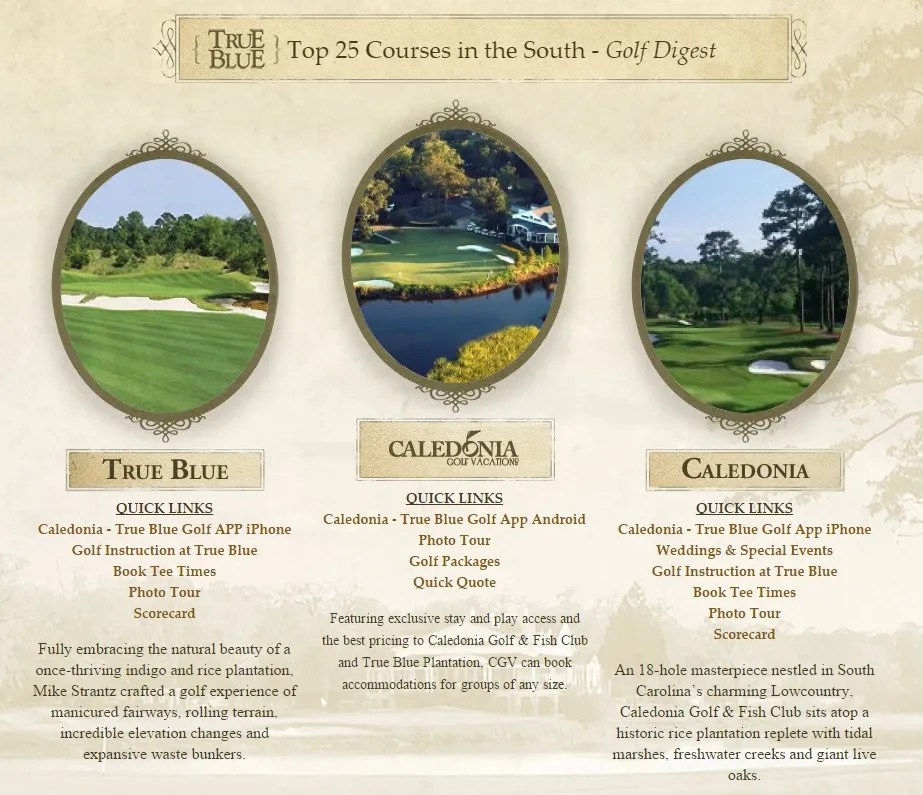 The Fine Folks At Caledonia Golf Vacations (Who Sponsored Our Golf