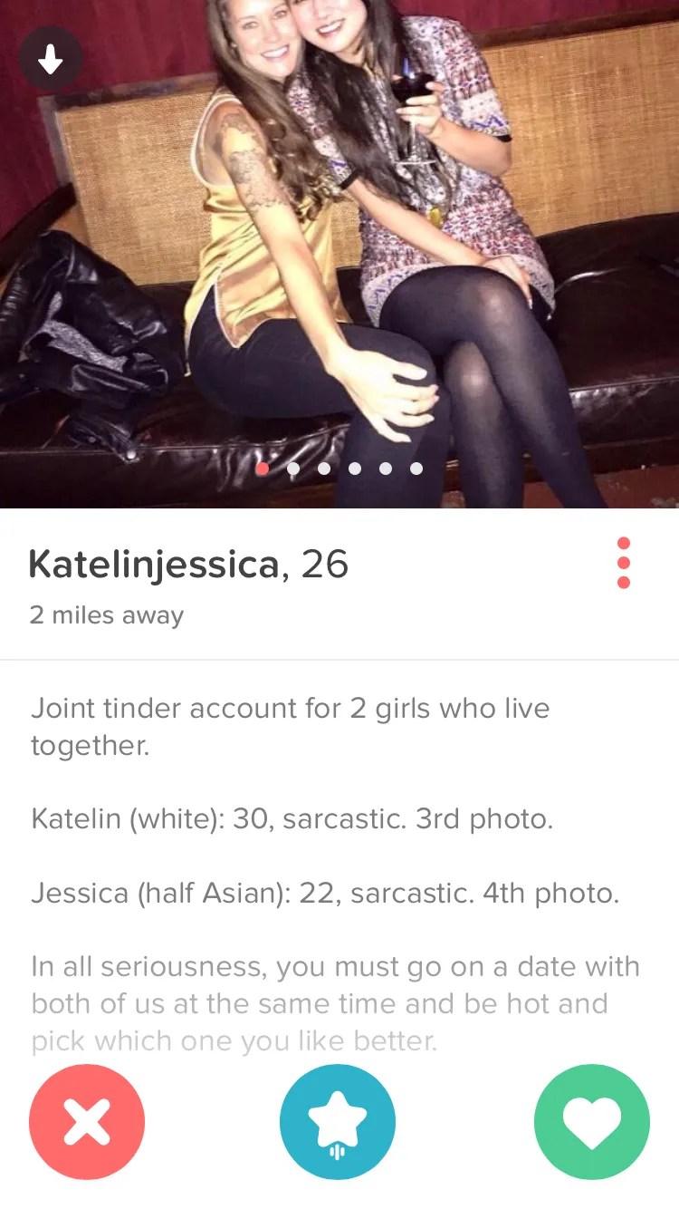 Two Girls Sharing A Tinder Profile Have A Weird Way They Want To Approach Hanging Out With Guys
