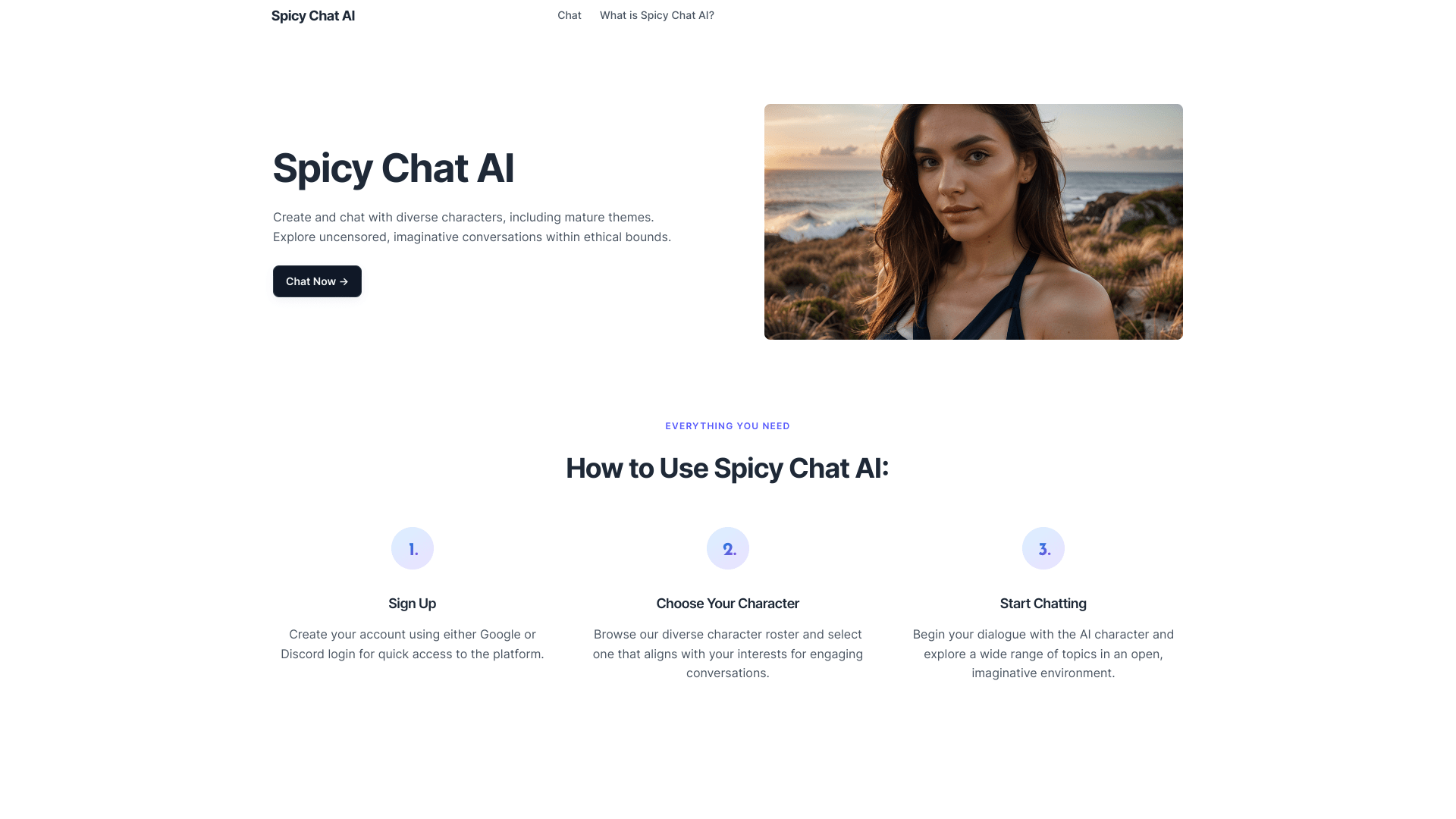 Precios, Características y Alternativas de Free Spicy Chat AI - BasedTools