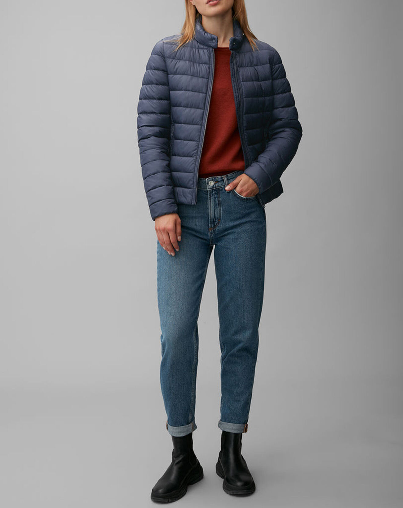 Doudoune light bleu marine Vente privée Marc O'Polo BazarChic