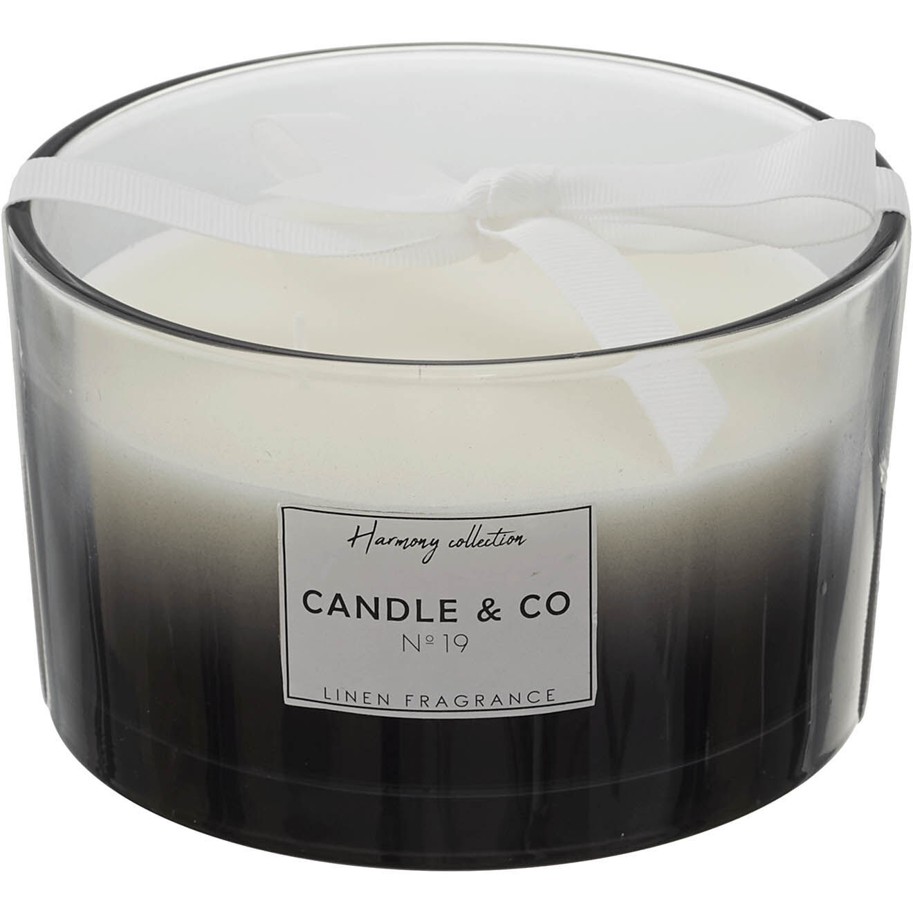 Bougie parfumée Harmony noire 3 mèches Vente privée Home Deco