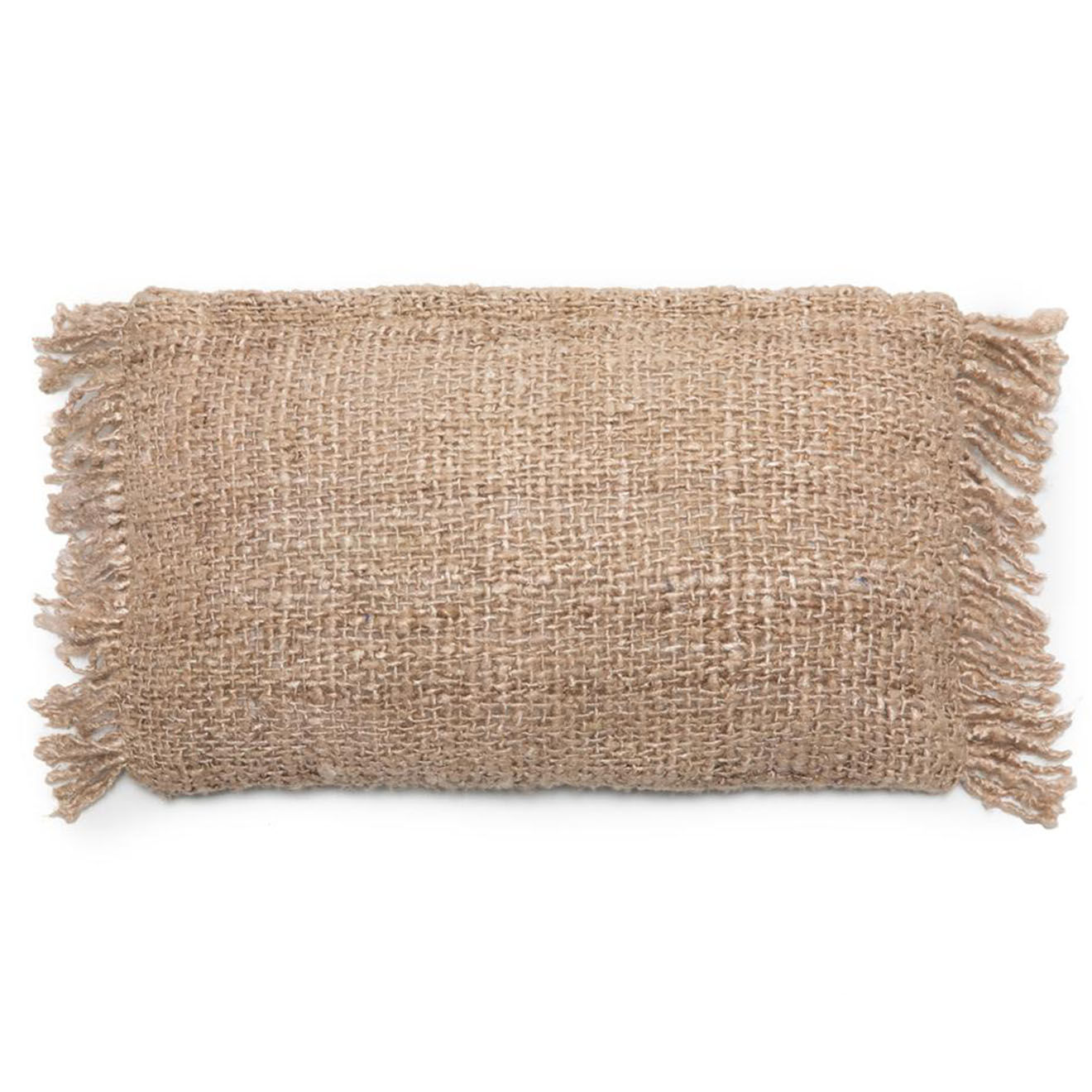 Housse de coussin Oh My Gee beige 30x50 cm Vente privée Bazar Bizar