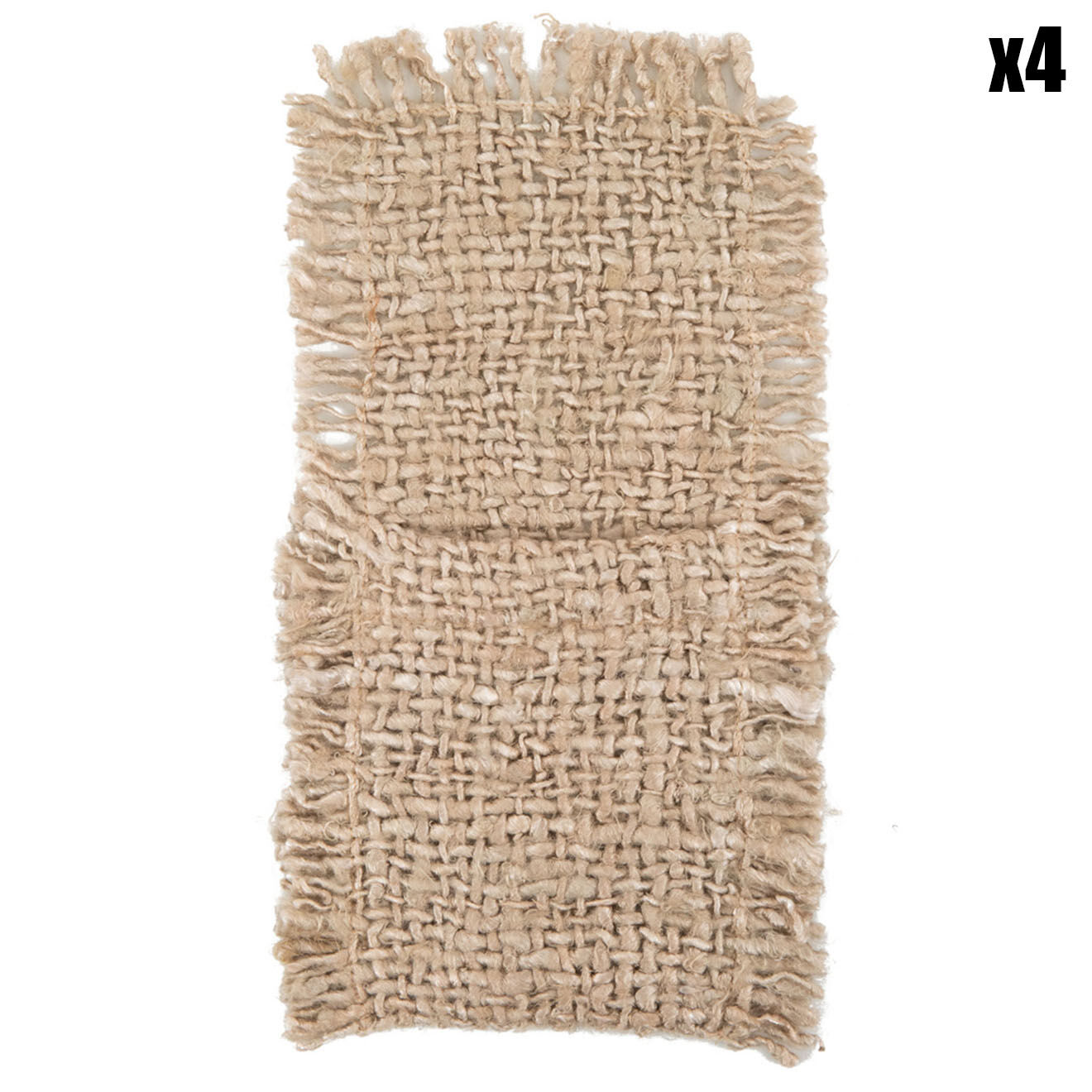 4 Portecouverts Oh My Gee beige 13x25 cm Vente privée Bazar Bizar