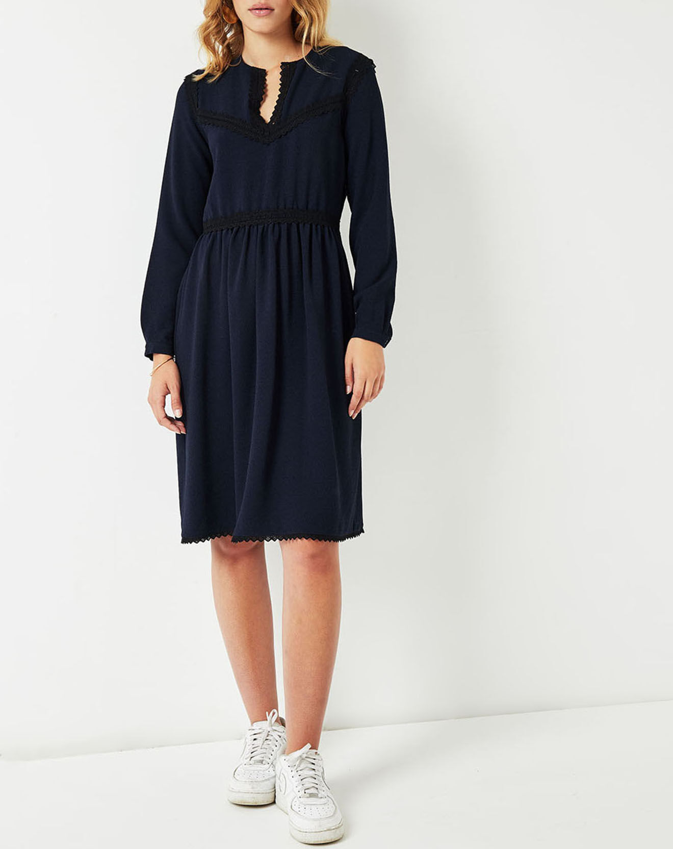 Robe Flor bleu marine Vente privée Cuisse de Grenouille BazarChic