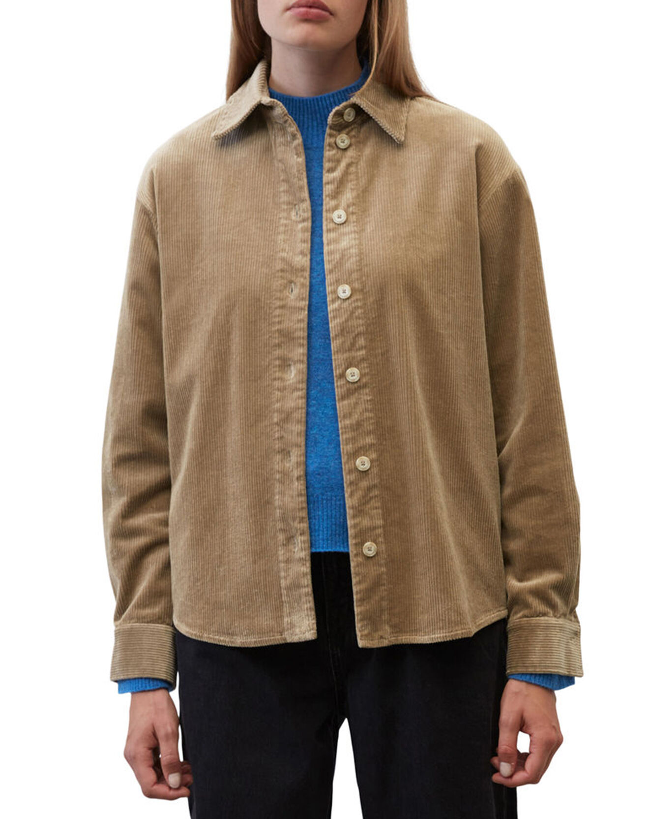 Chemise en Velours côtelé marron Vente privée Marc O'Polo BazarChic