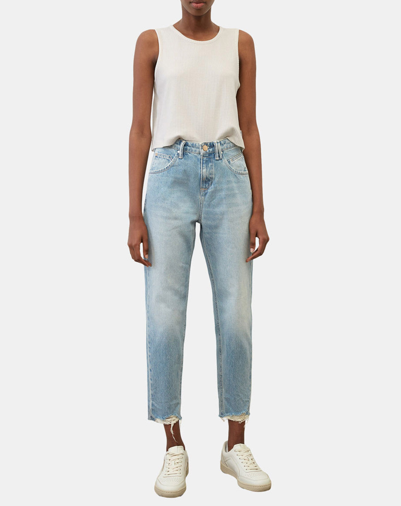 Jean boyfriend Freja bleu Vente privée Marc O'Polo BazarChic