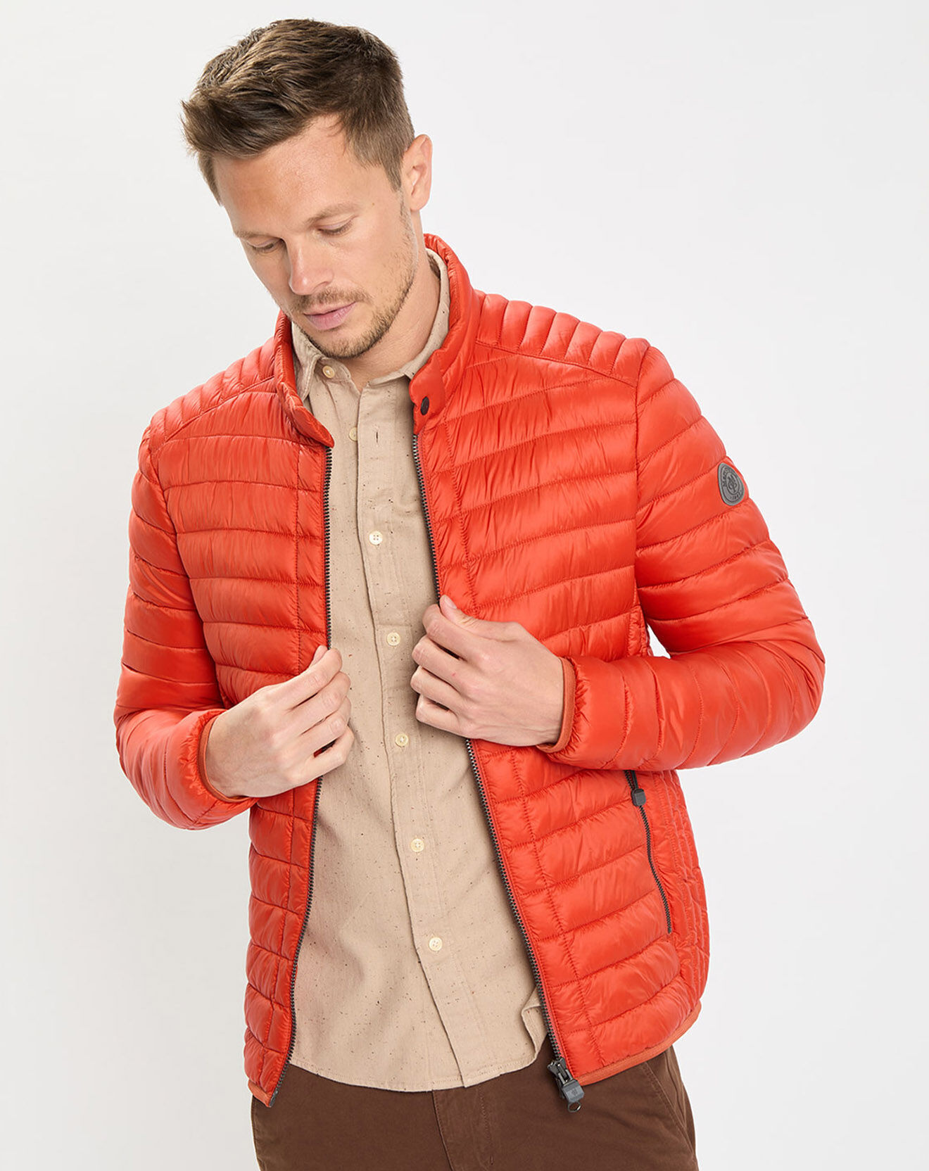 Doudoune manches longues No Down orange Vente privée Marc O'Polo