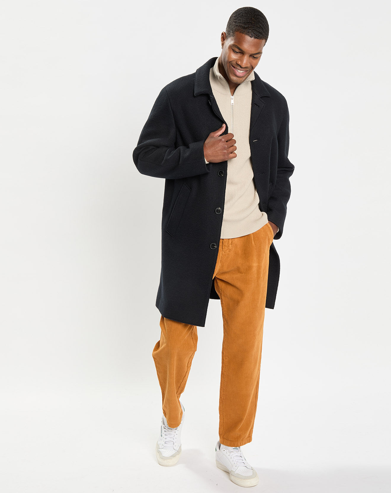 Manteau en Laine mélangée raglan noir Vente privée Marc O'Polo