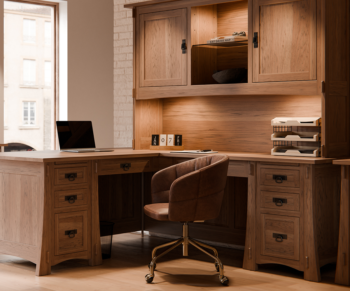 Modesto Office Collection Black Carriage Furniture