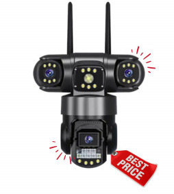 V380 5MP Triple Lens PTZ Wireless IP Camera Price in Bangladesh | BDStall